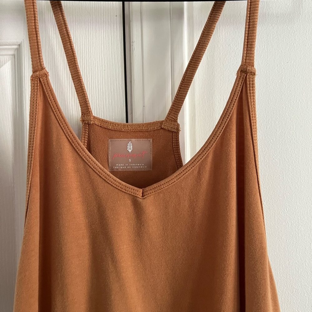 NWOT Free People Movement Hot Shot Onesie Toasted Coconut